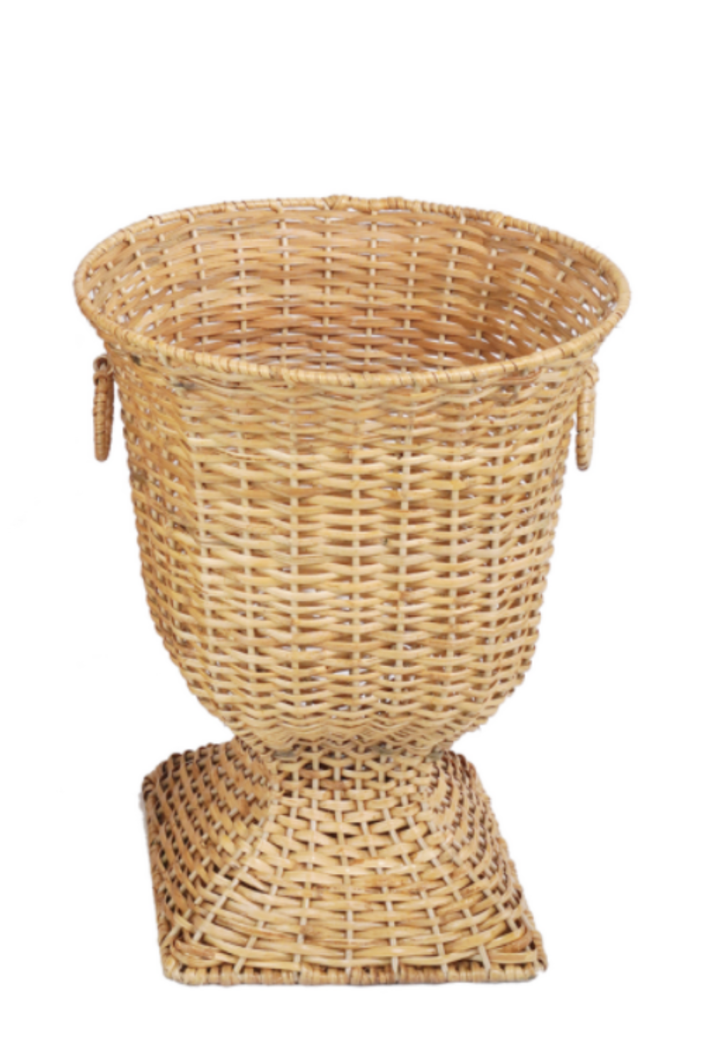 Square Wicker Urn and Pedestal (3 Options)