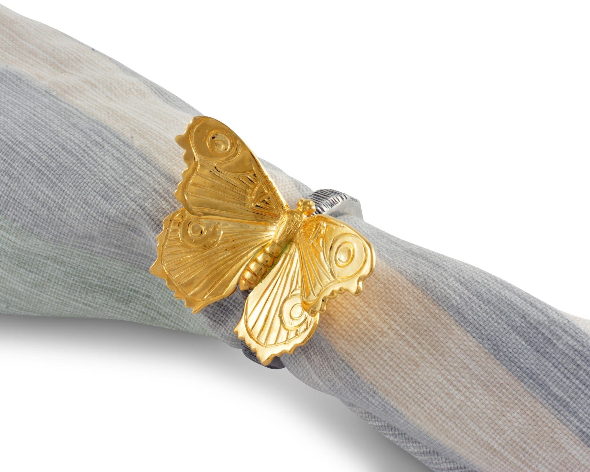 Gold Butterfly Napkin Ring