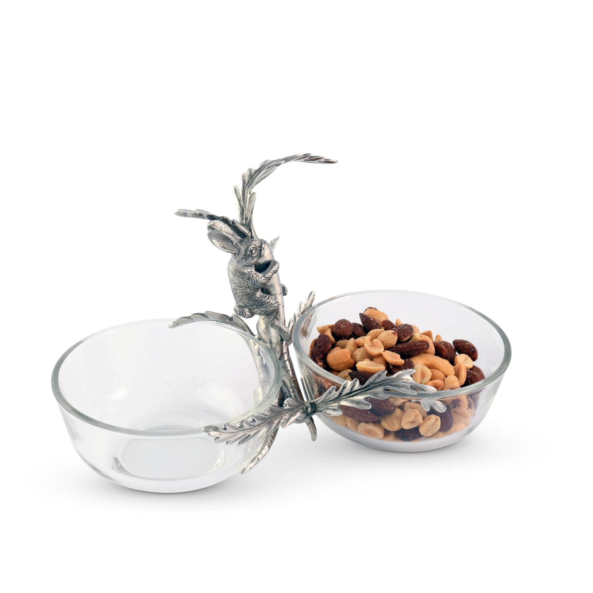 Rabbit / Carrot Double Dish Condiment Server