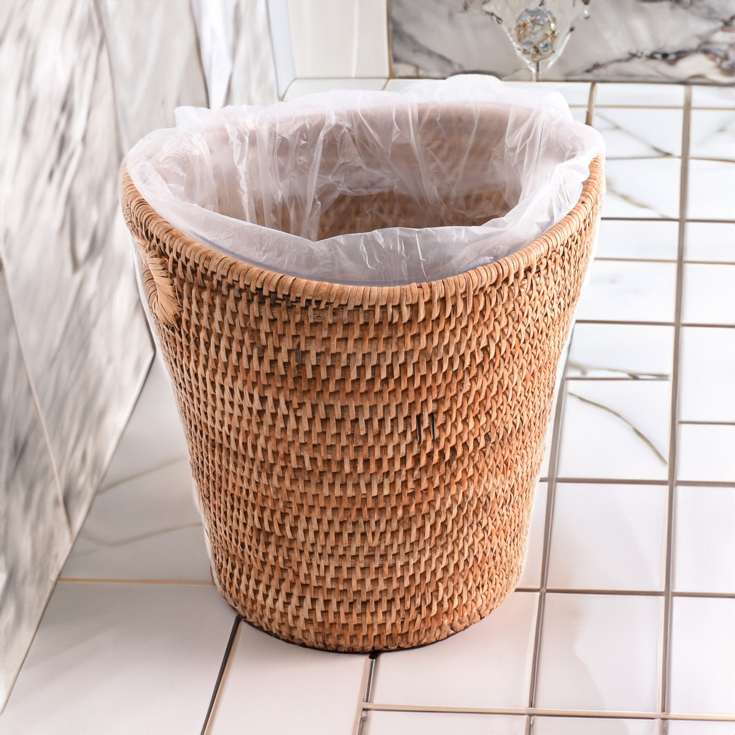 Hand Woven Rattan Wicker Champagne Bucket / Ice Bucket