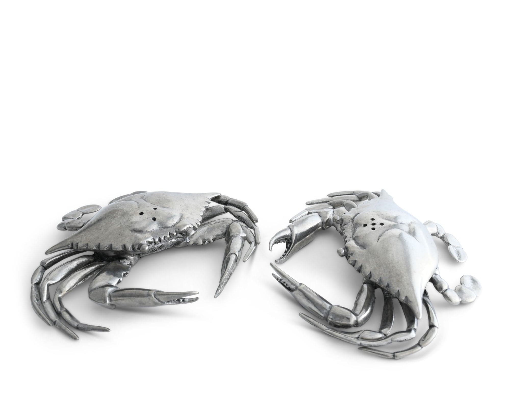 Pewter Blue Crabs Salt & Pepper Set