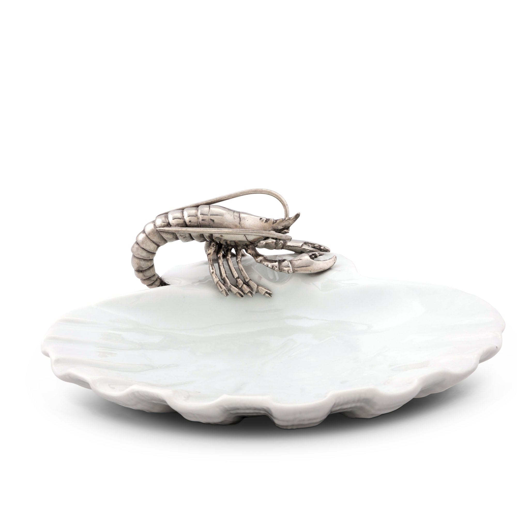 Shrimp Porcelain Shell Plate
