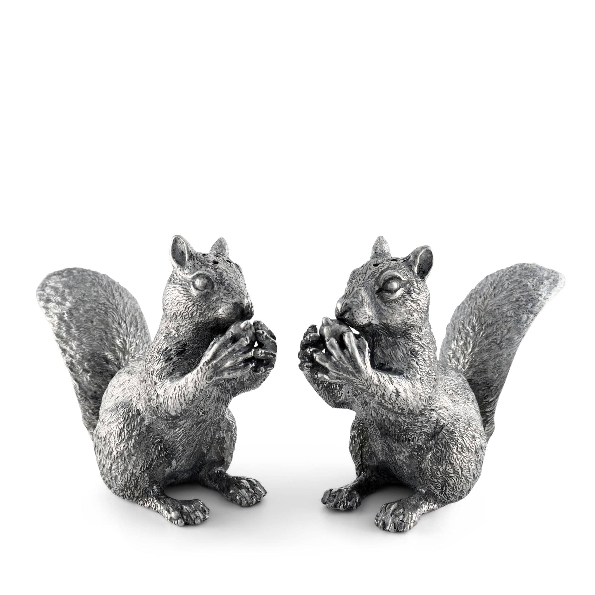 Pewter Squirrels Salt & Pepper Set