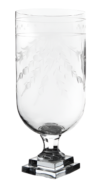 Tall Etched Lily of the Valley Hurricane