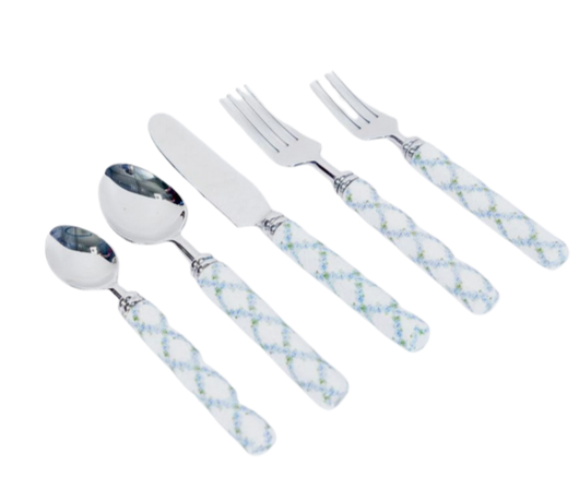 Hydrangea Garden Five Piece Flatware Set