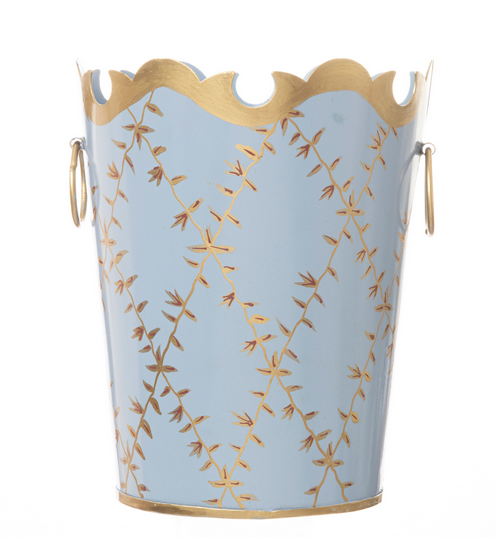 Periwinkle Trellis Ring Bucket
