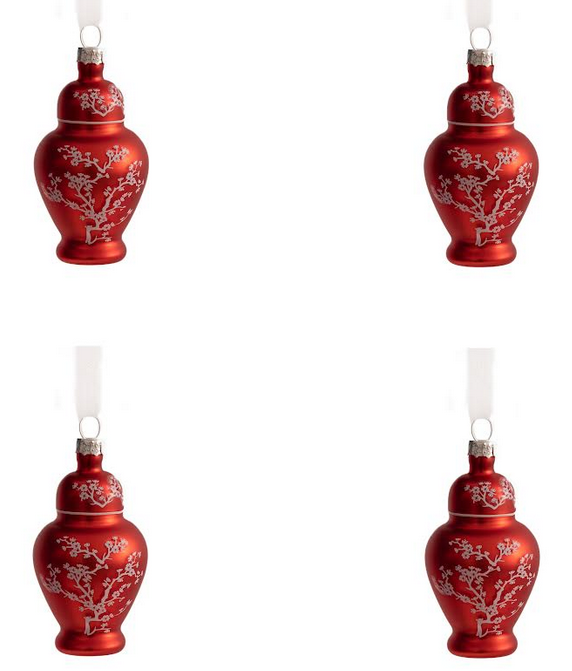 Red Ginger Jar Gift Topper