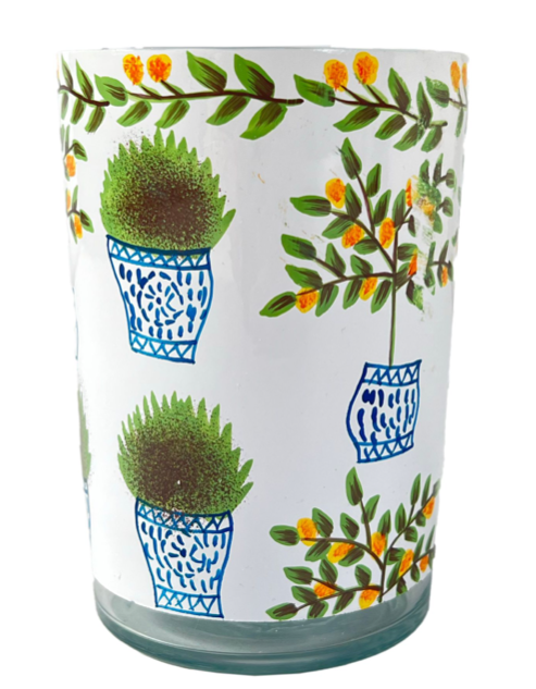 Topiary Glass Bud Vase