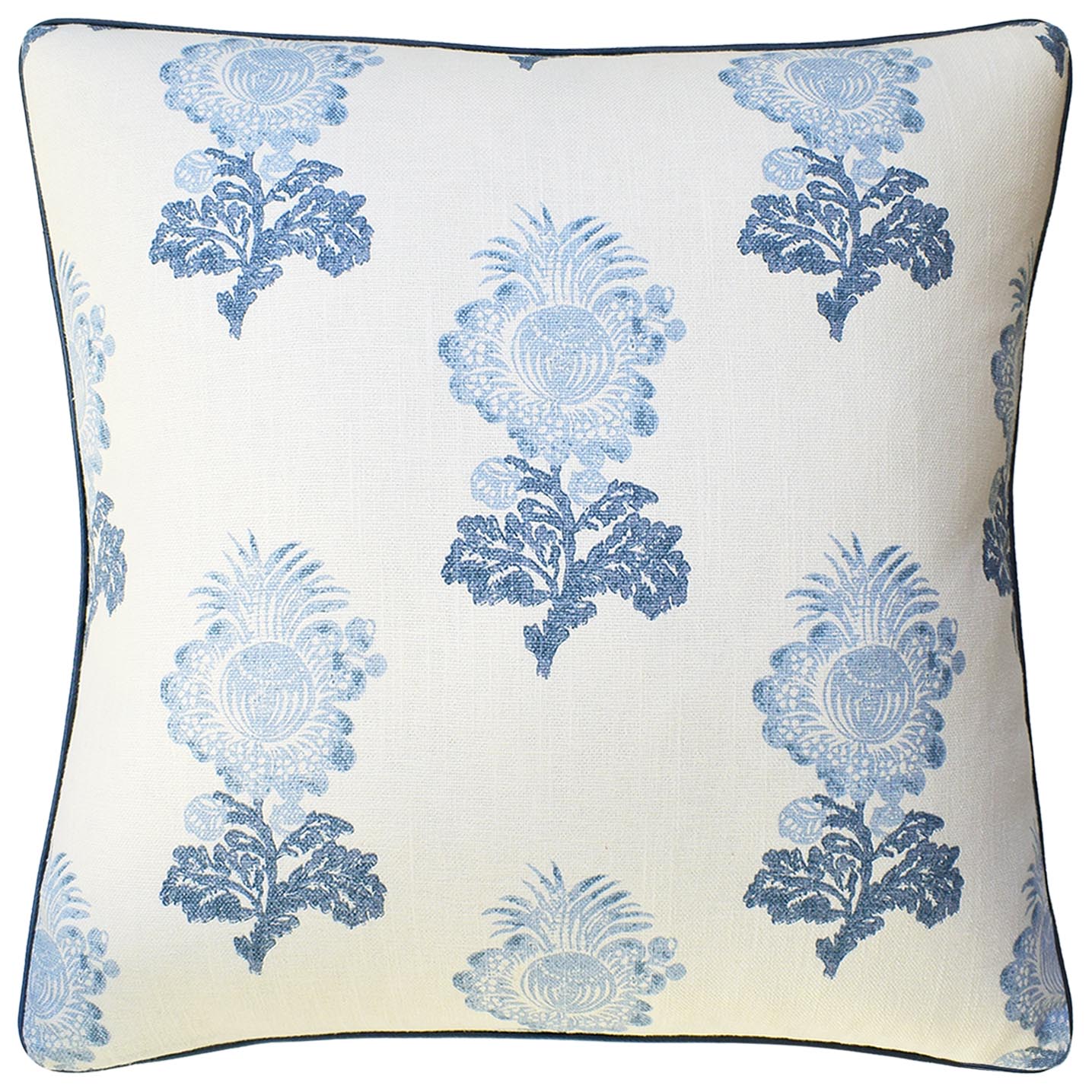 Fabulous new floral blue and white pillow