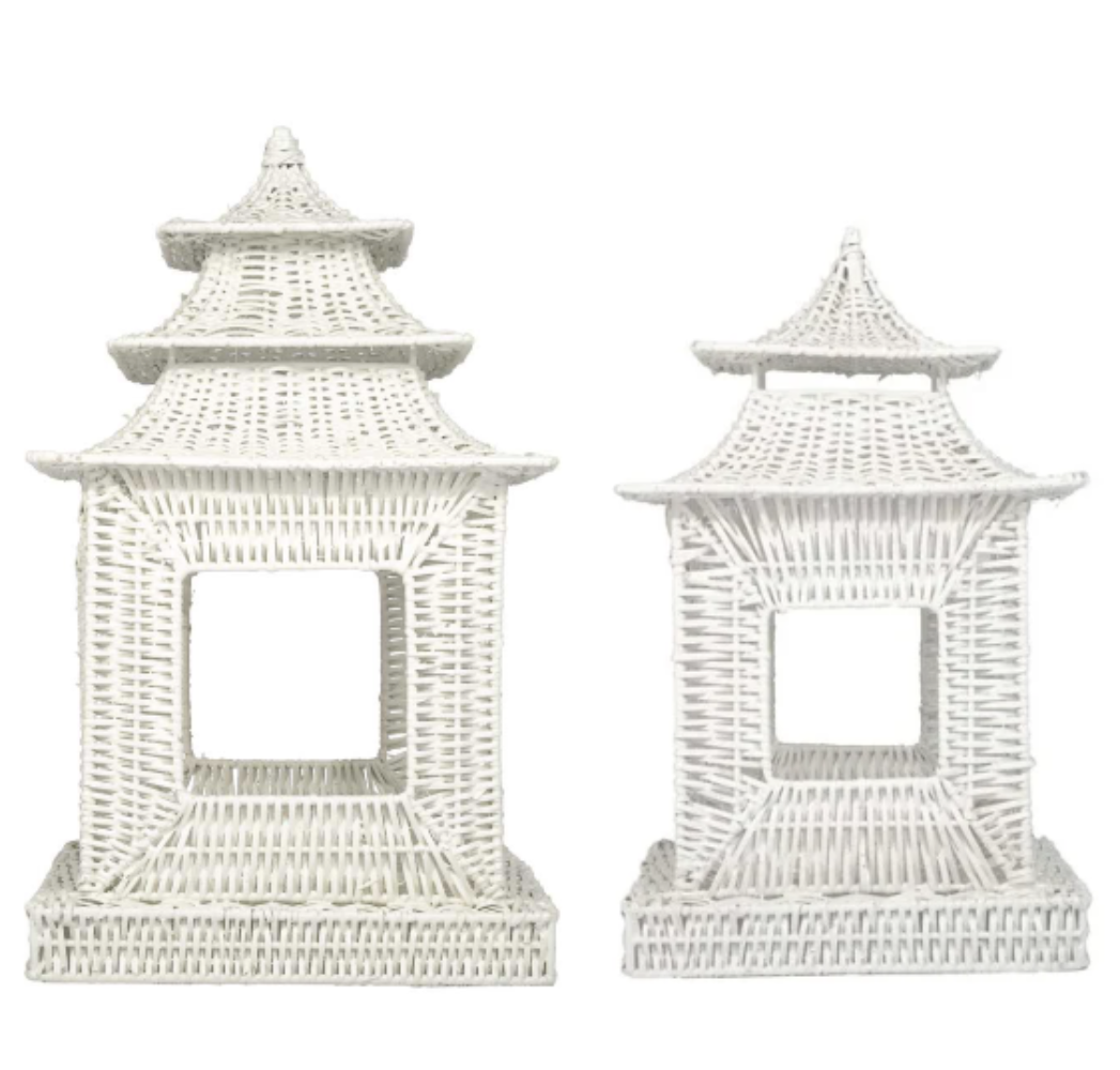 White Square Pagoda (2 Sizes)