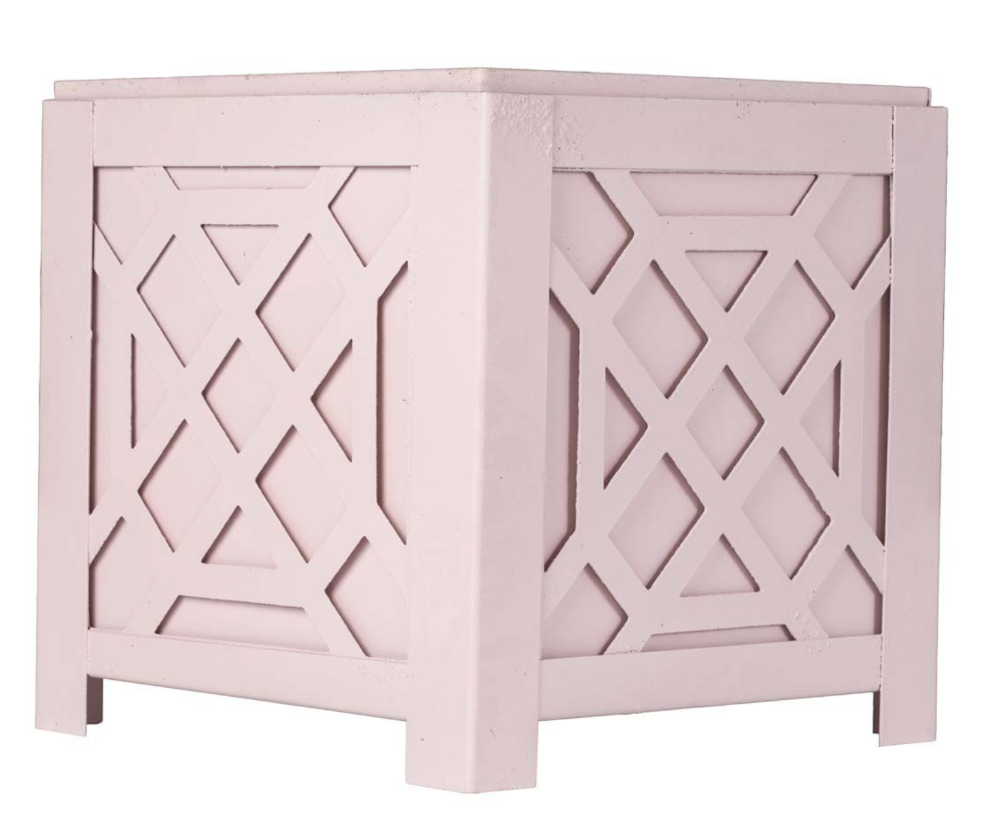 chippendale box planters Pink Chippendale Planter