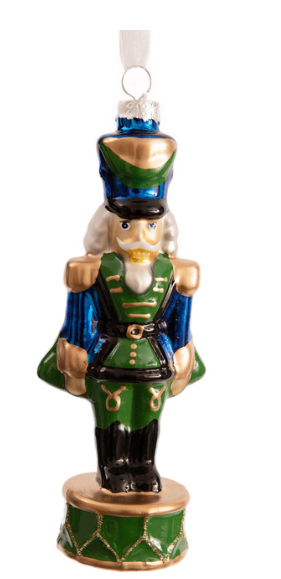 Green & Gold Soldier Ornament