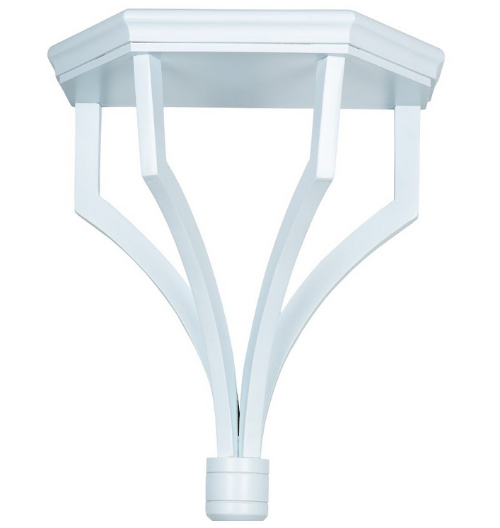 Pale Blue Solid Wood Bracket
