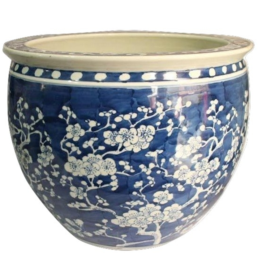 ROUND CHERRY BLOSSOM FISHBOWL