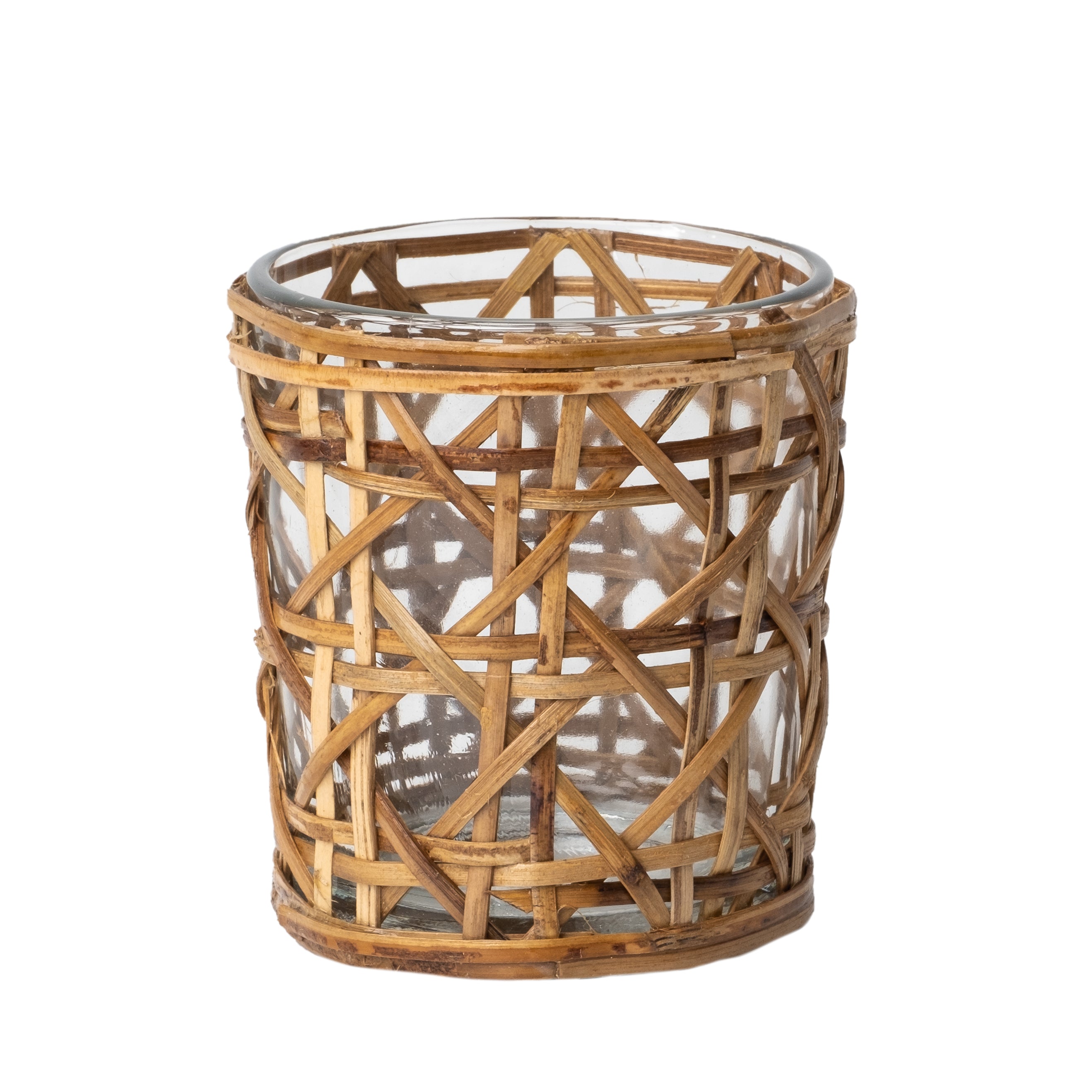 Cane Wicker Votive