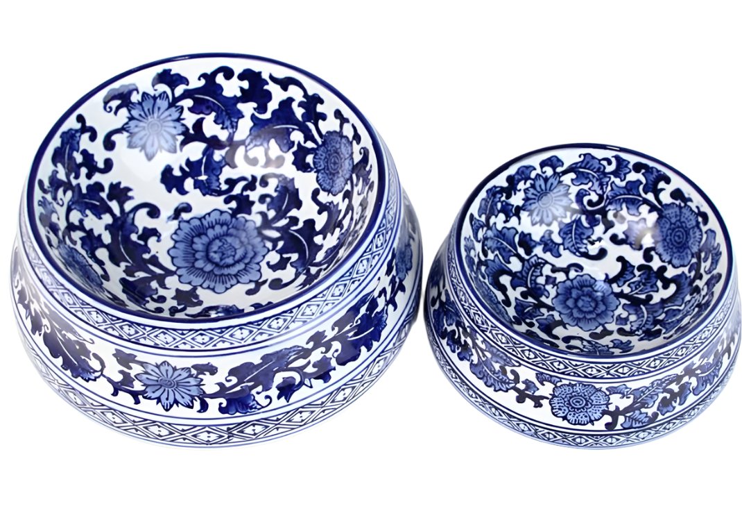 Floral Pet Bowl