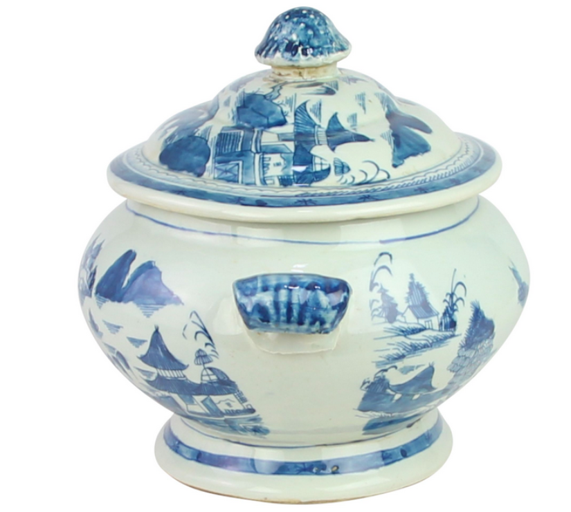 Village Scene Tureen