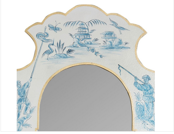 Chinoiserie mirror and Provence planter sale!