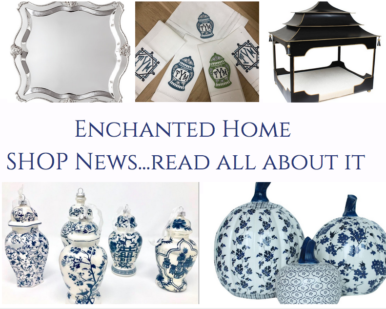 Enchanted Home shop news, a few polls and a giveaway!
