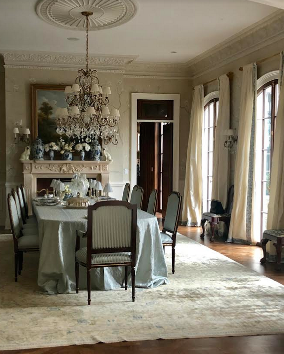 The Enchanted Home, Can Chandelier Be Wider Than Tablecloth