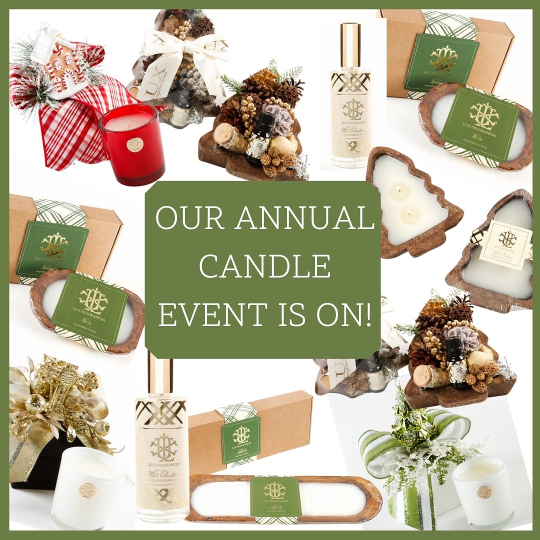 Our incredible 2021  holiday candle event is on!
