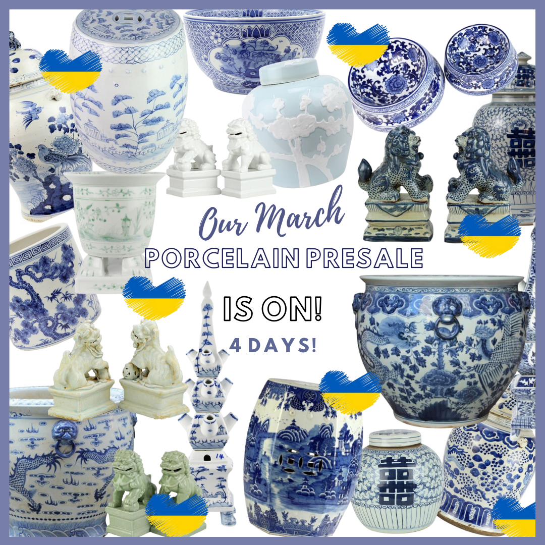 Our incredible March porcelain presale is on plus a giveaway!
