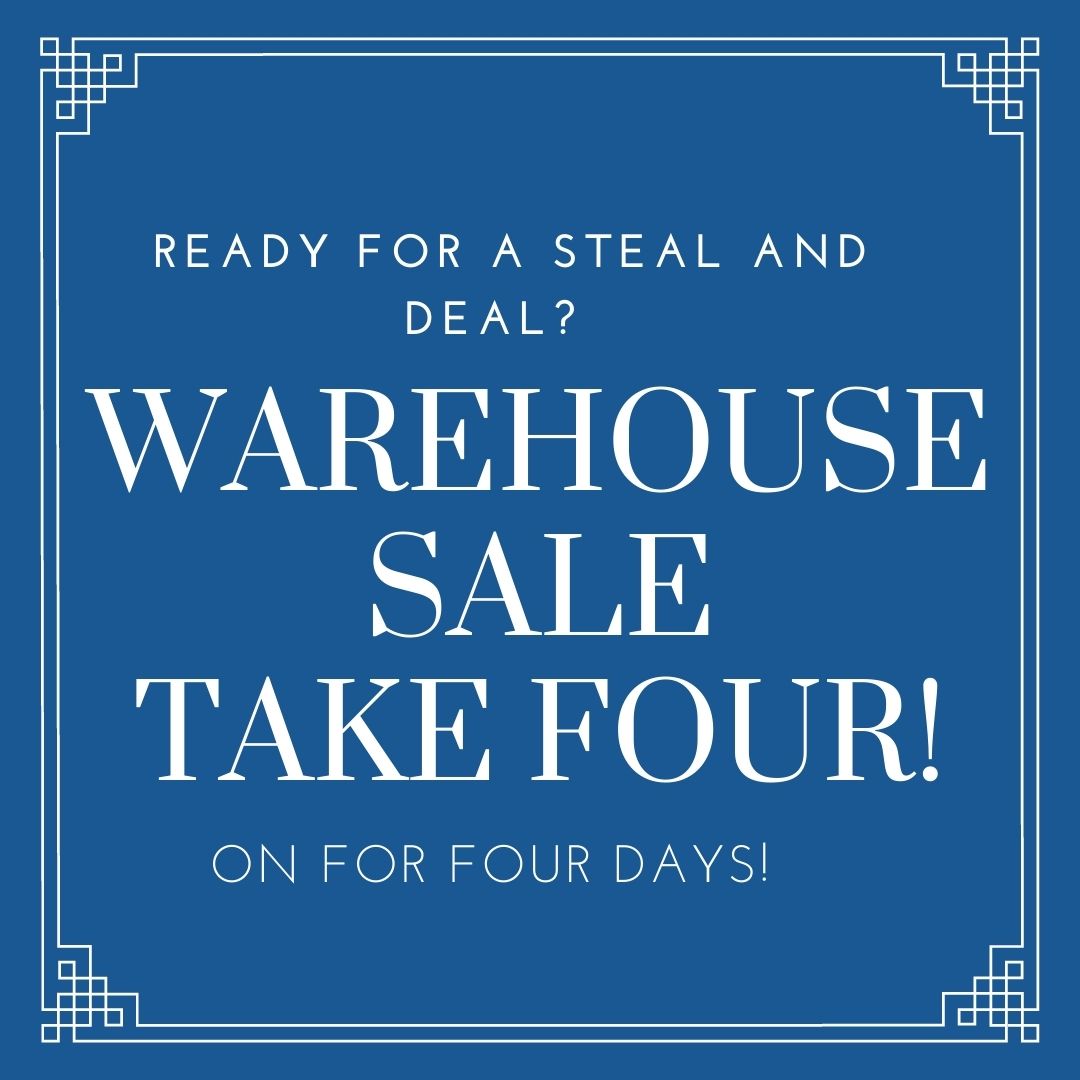 Warehouse sale take 4!