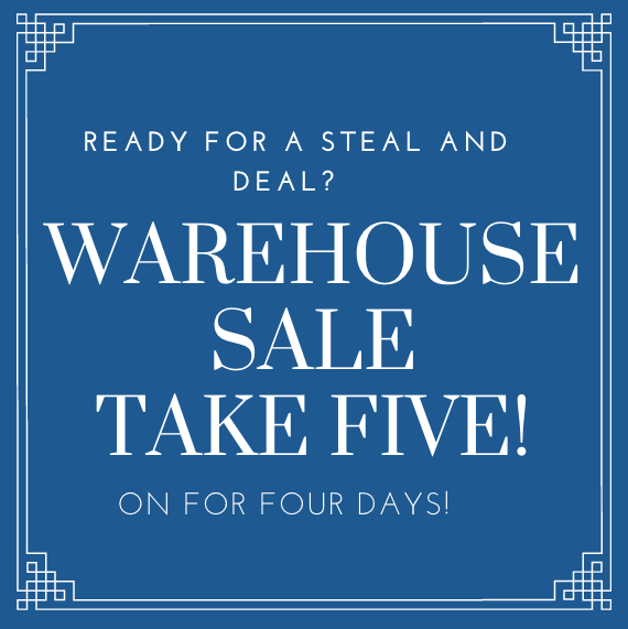 Warehouse sale take 5!!