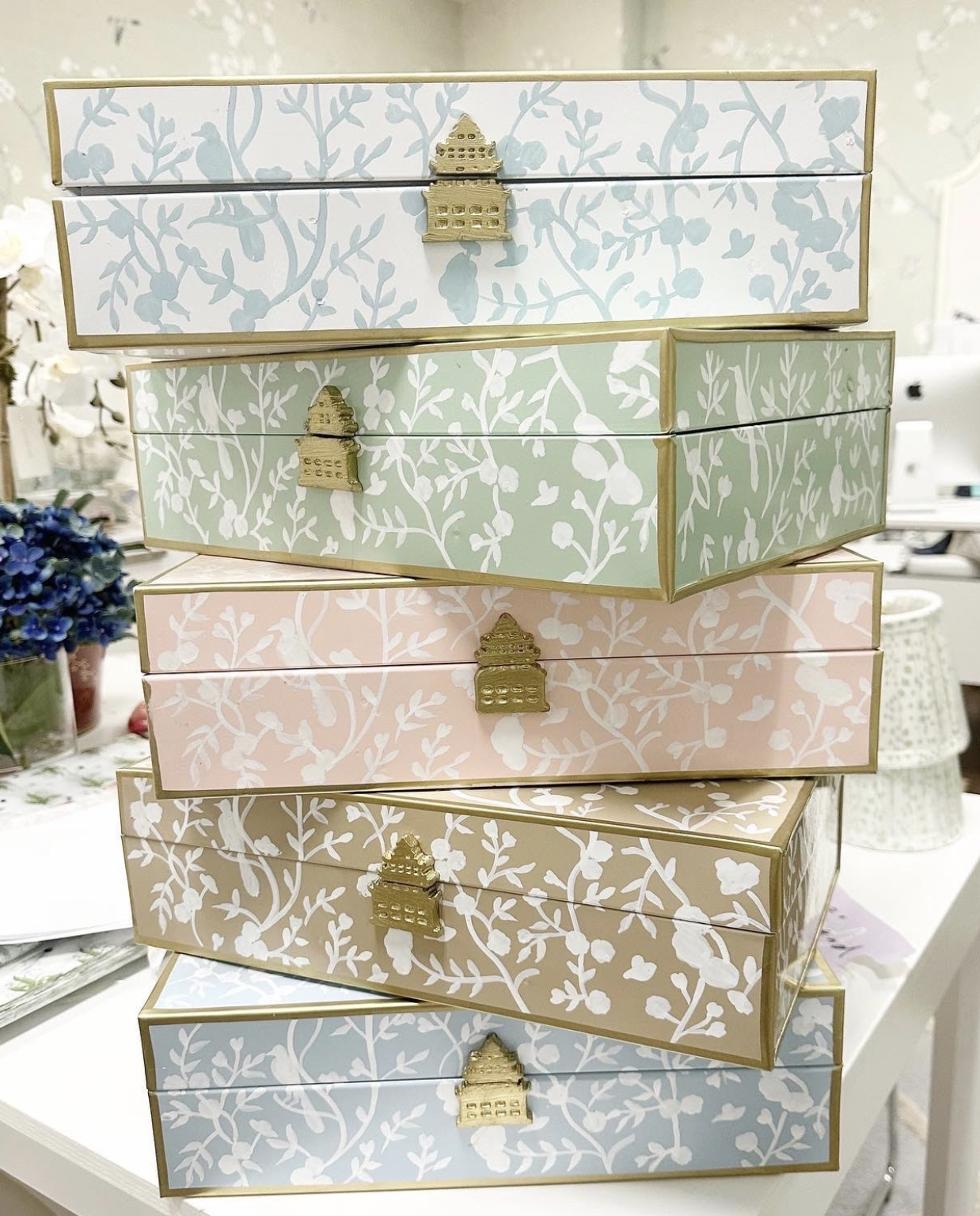 Our beautiful chinoiserie boxes arrival sale!