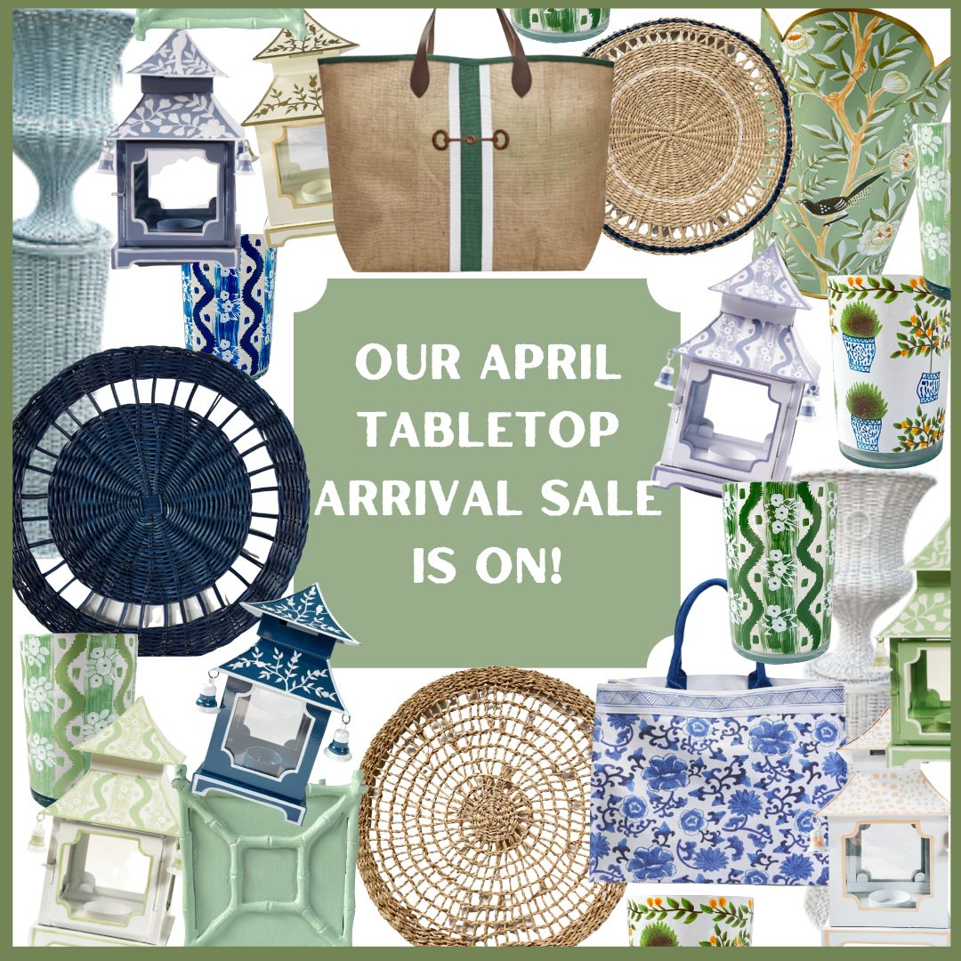 Our April tabletop sale is on!