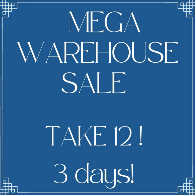 Warehouse sale take 12!