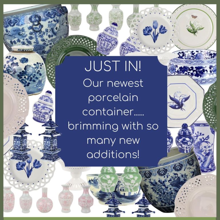 Our September porcelain arrival sale is on and a giveaway!