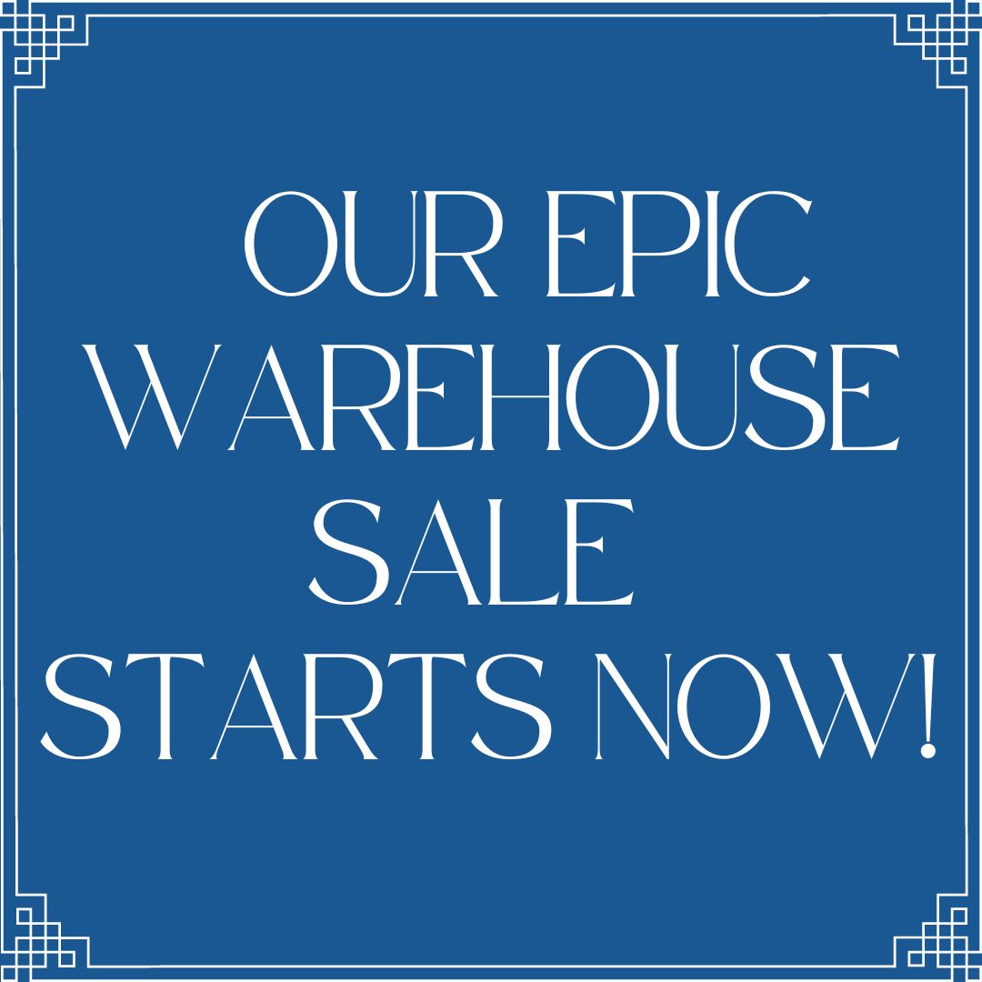 Showdown round our EPIC WAREHOUSE SALE IS ON!