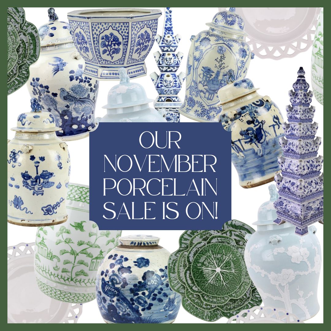 The Showdown round and our  incredible November porcelain sale!