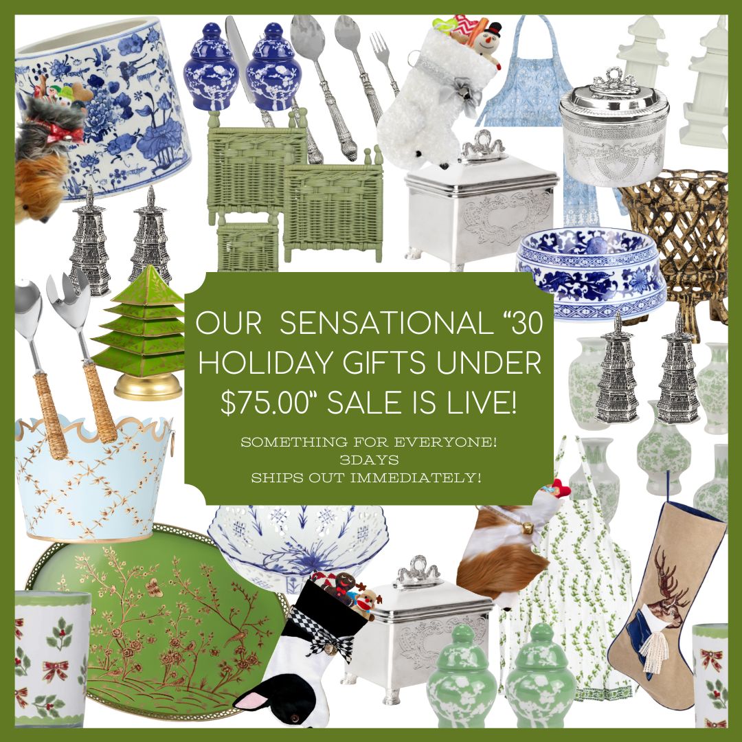 Our second Holiday popup – 30 gifts under $75-ready to ship now and a holiday giveaway!