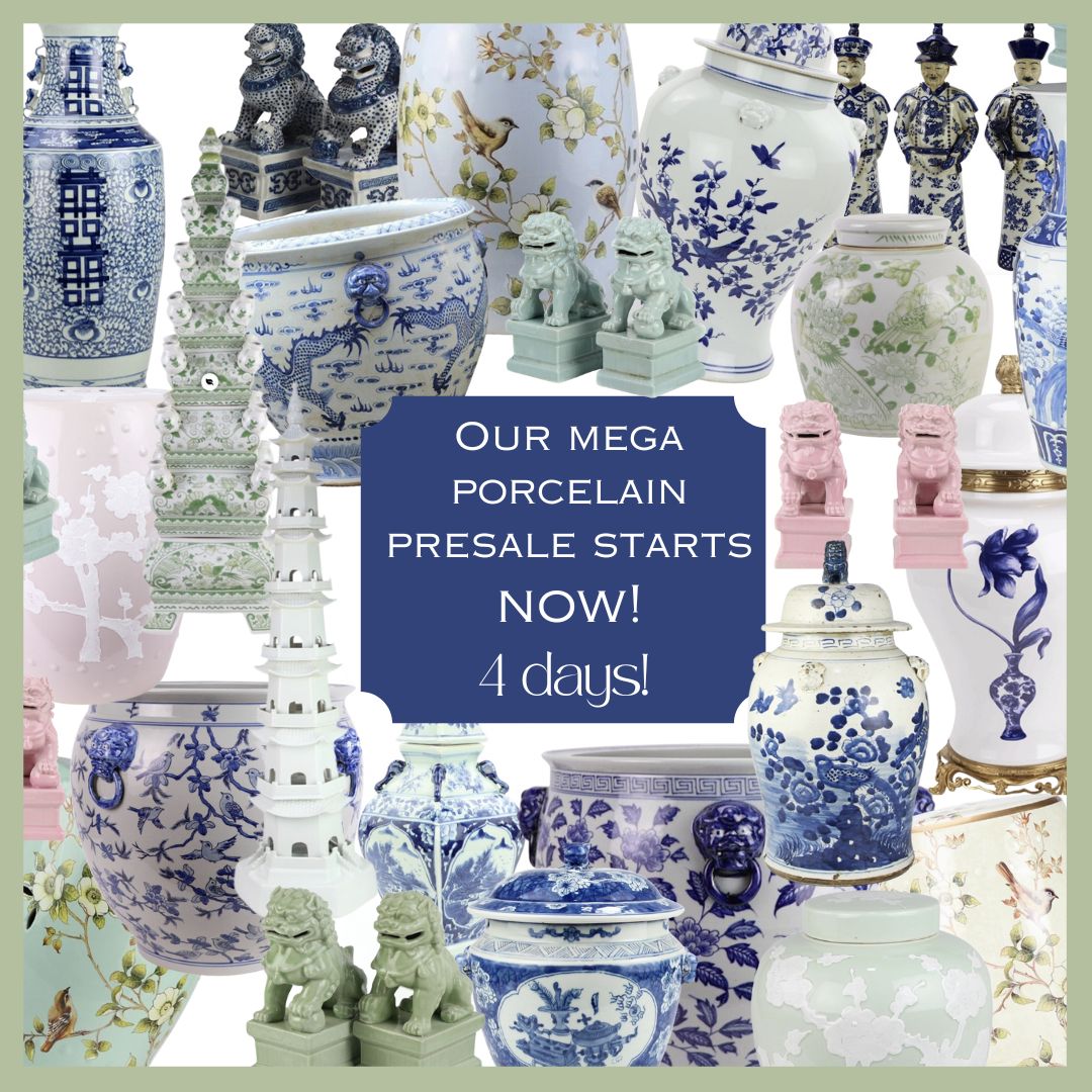 Our biggest porcelain container presale EVER and a giveaway!