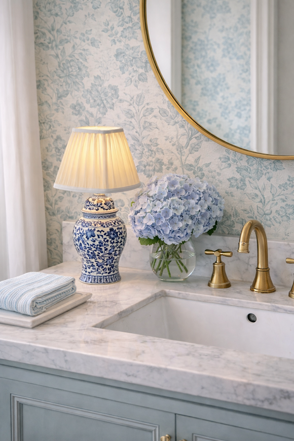 Porcelain Rechargeable Lamp