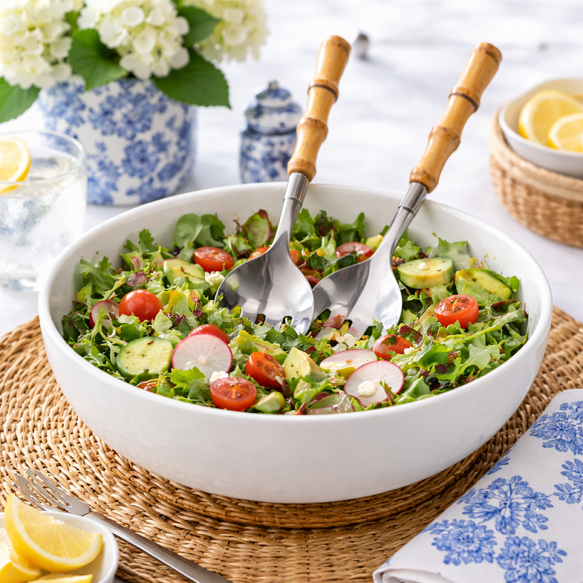 Bamboo Salad Server Set