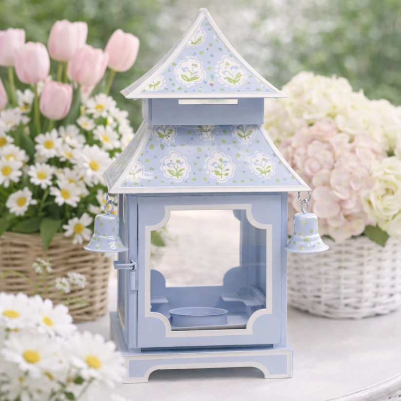 Lavender & Tulip Pagoda Lantern (3 Sizes)