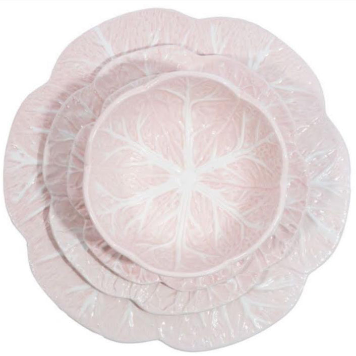 Soft Pink Cabbage Dinnerware Collection