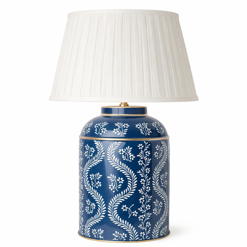 The Enchanted Home IKat Trellis Tea Caddy Lamp