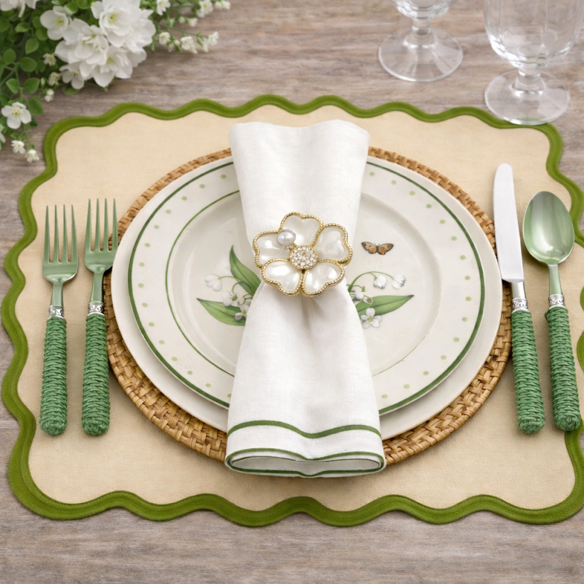 Magnolia Set of 4 Napkin Ring