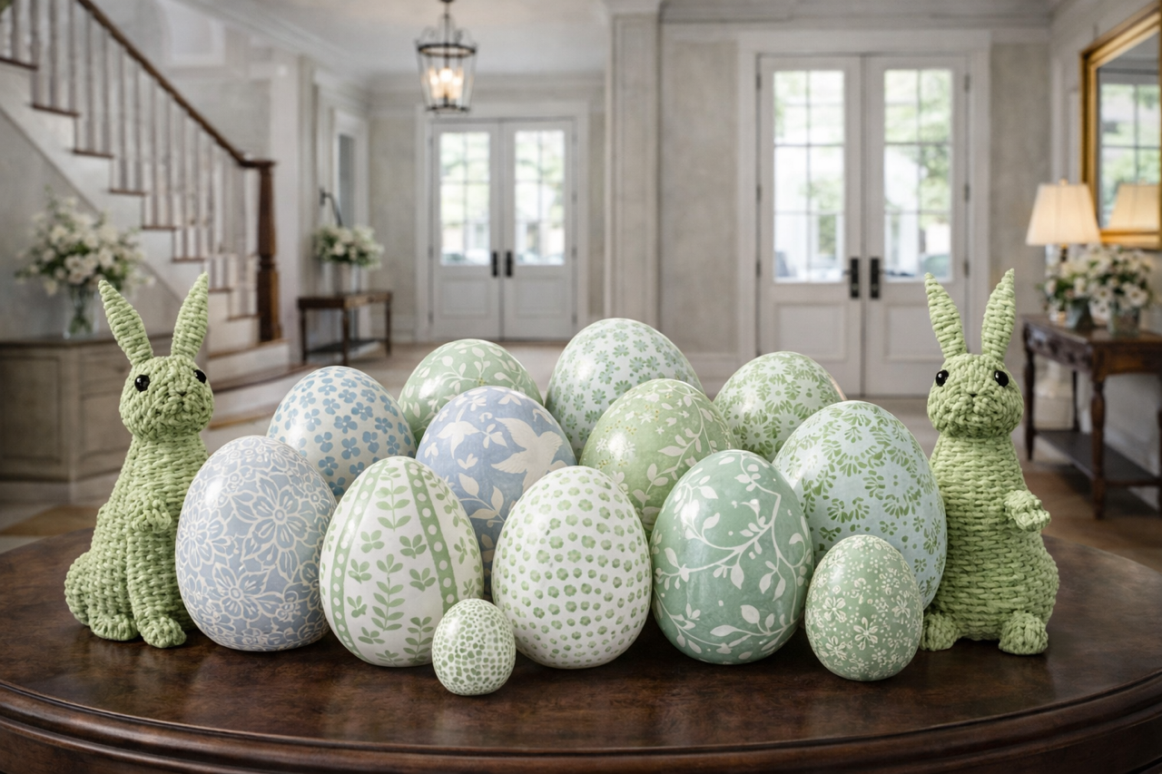 Sage Green & Lavender Tulip Egg