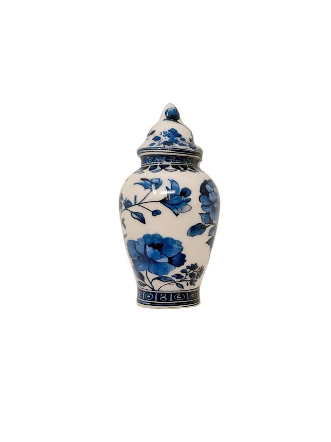 Floral Ginger Jar Napkin Ring