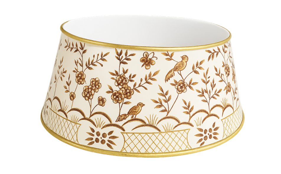 Ivory & Gold Chinoiserie Tree Collar