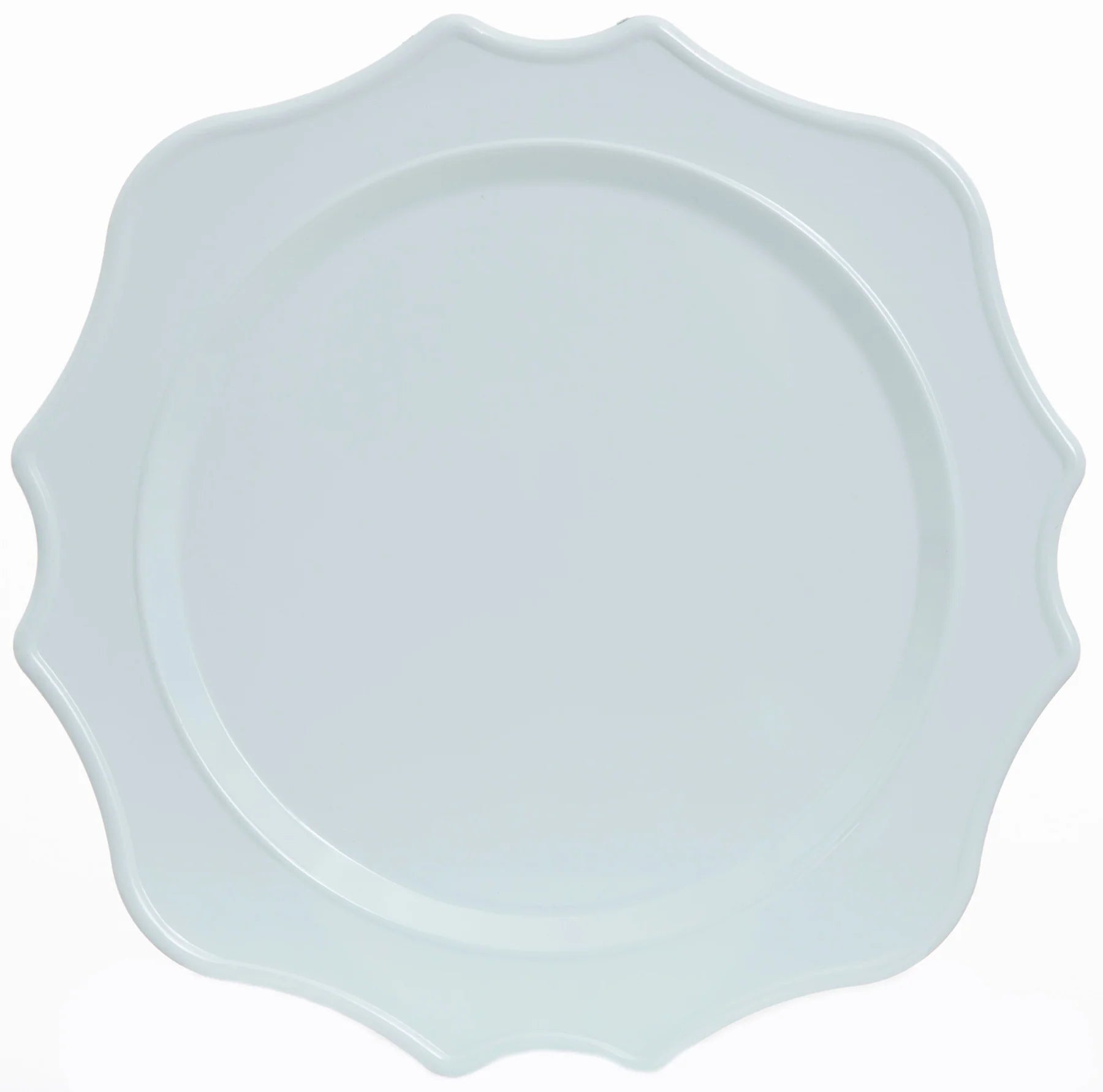 Scalloped Melamine Charger (4 Colors)