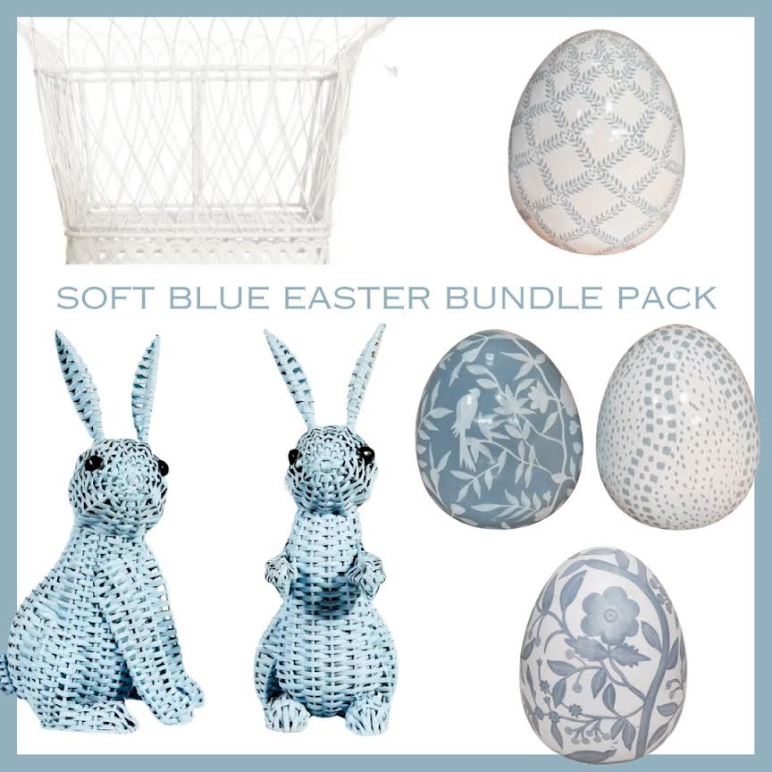 Blue & White Easter Basket