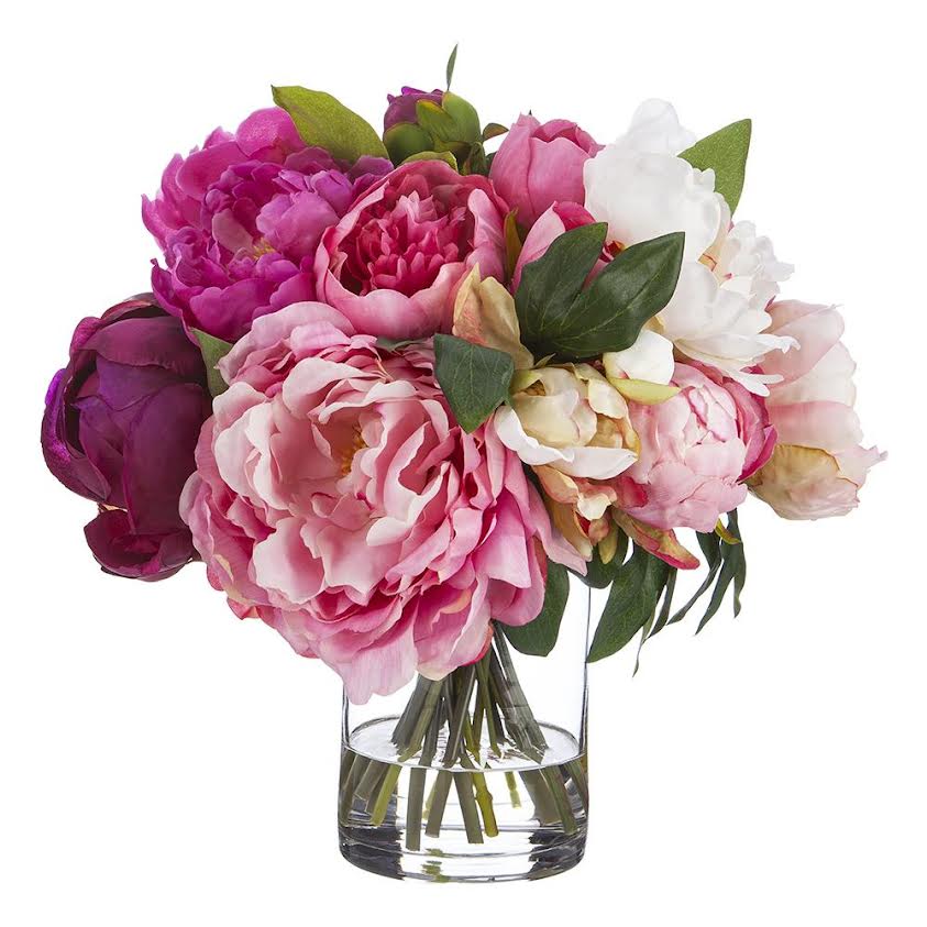 Lifelike Peony Arrangment