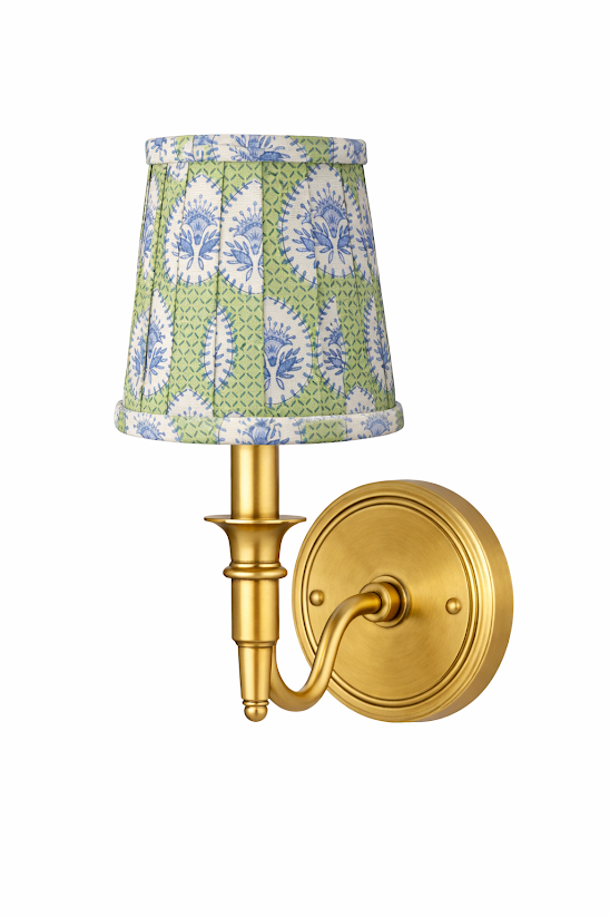 Green Palm Sconce Shade