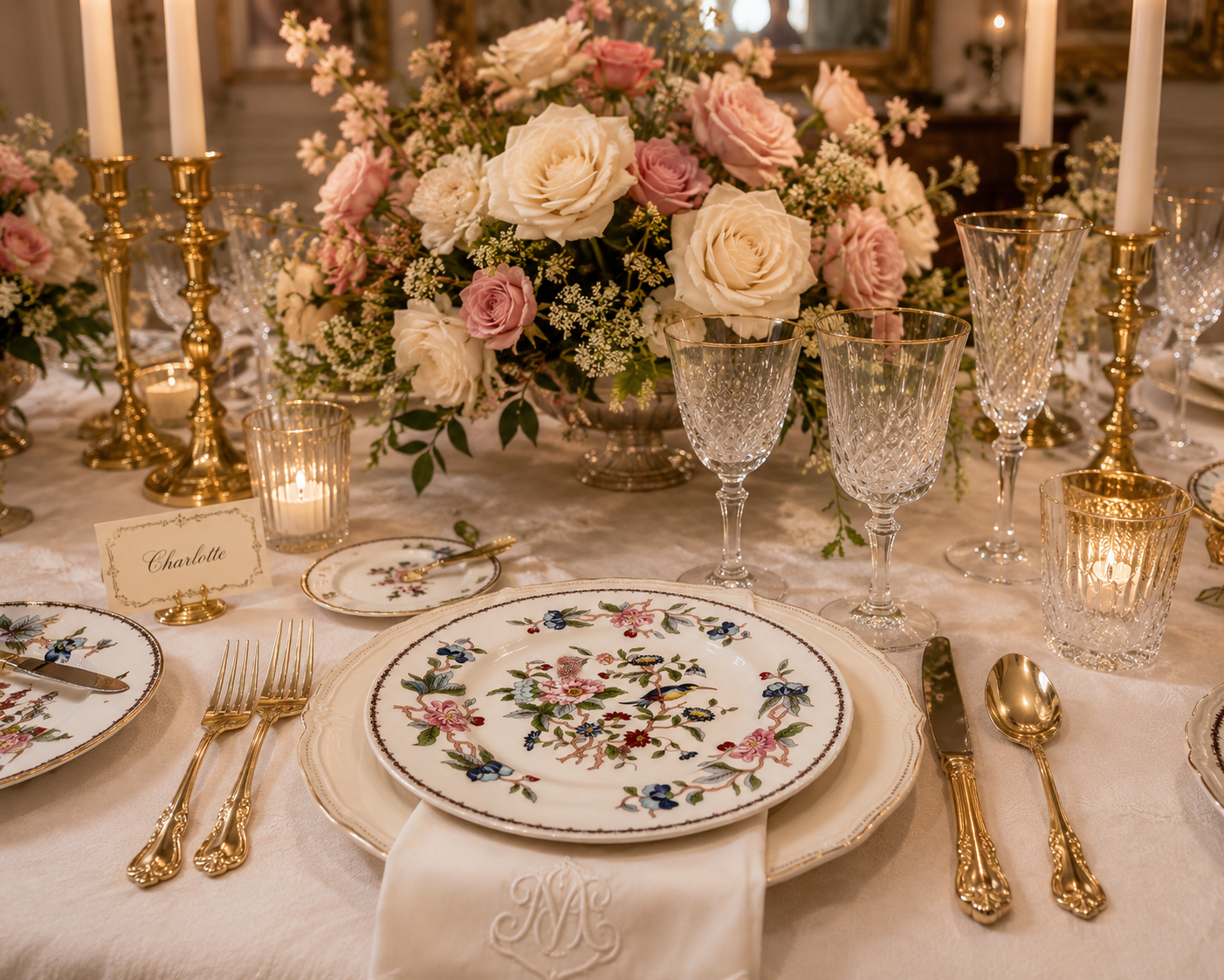 Chinoiserie Bird Dinnerware